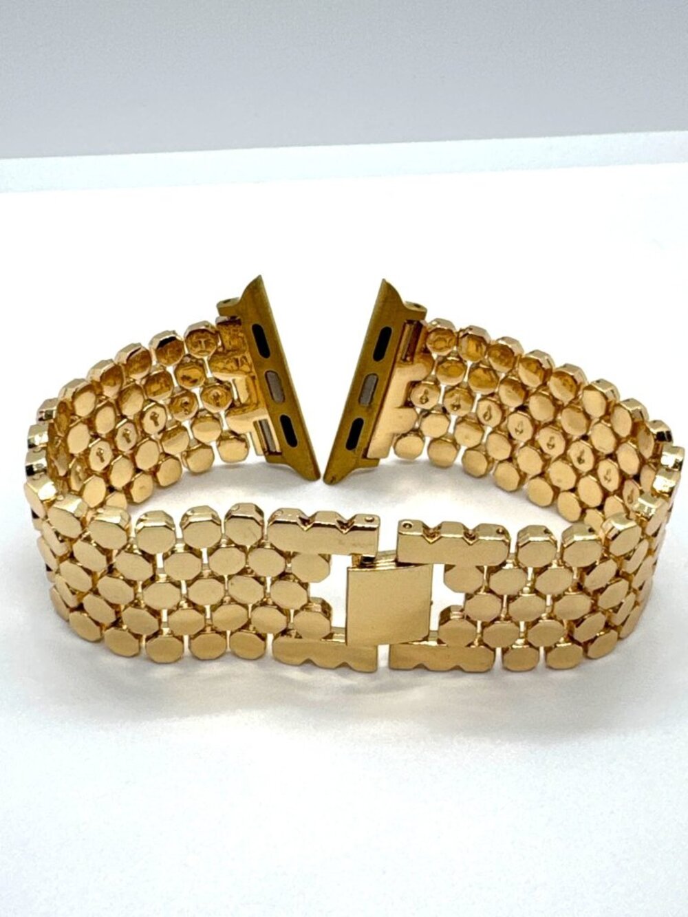 Apple Gold Tone Honeycomb Link Watch Band